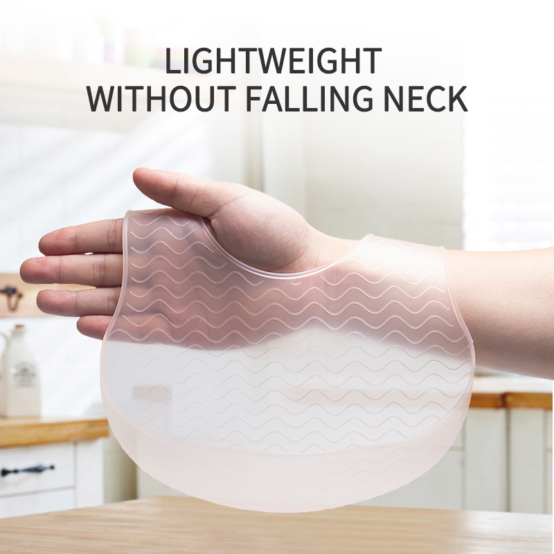 Silicone Baby Bibs - 1 قطعة مريلة جيلي من السيليكون