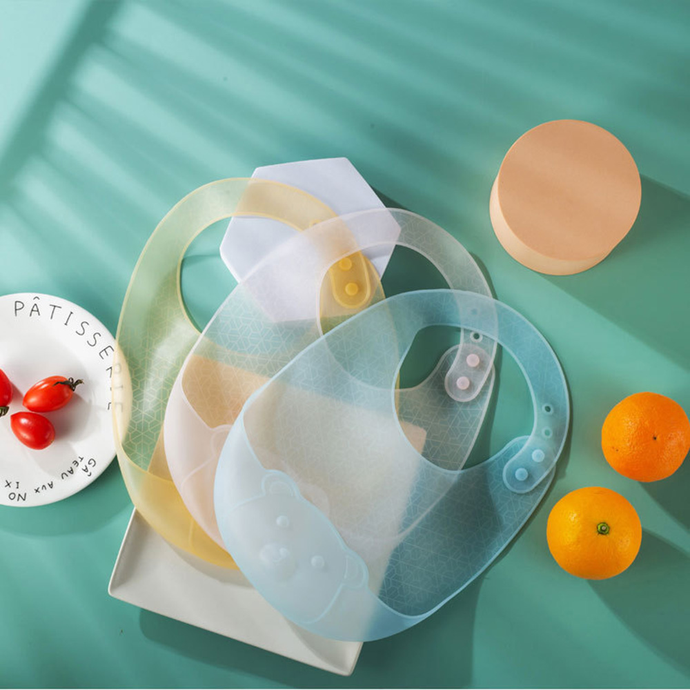 Silicone Baby Bibs - مريلة تناول الطعام للأطفال، مريلة طعام