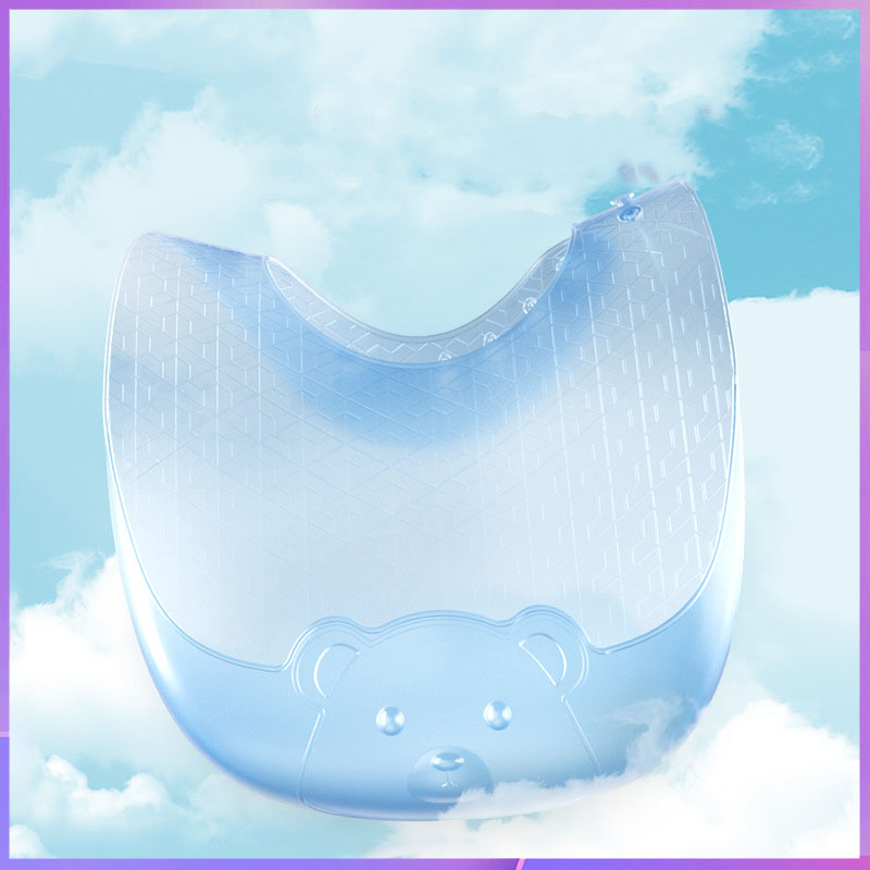 Silicone Baby Bibs - مريلة سيليكون خفيفة الوزن لأغذية الأطفال،