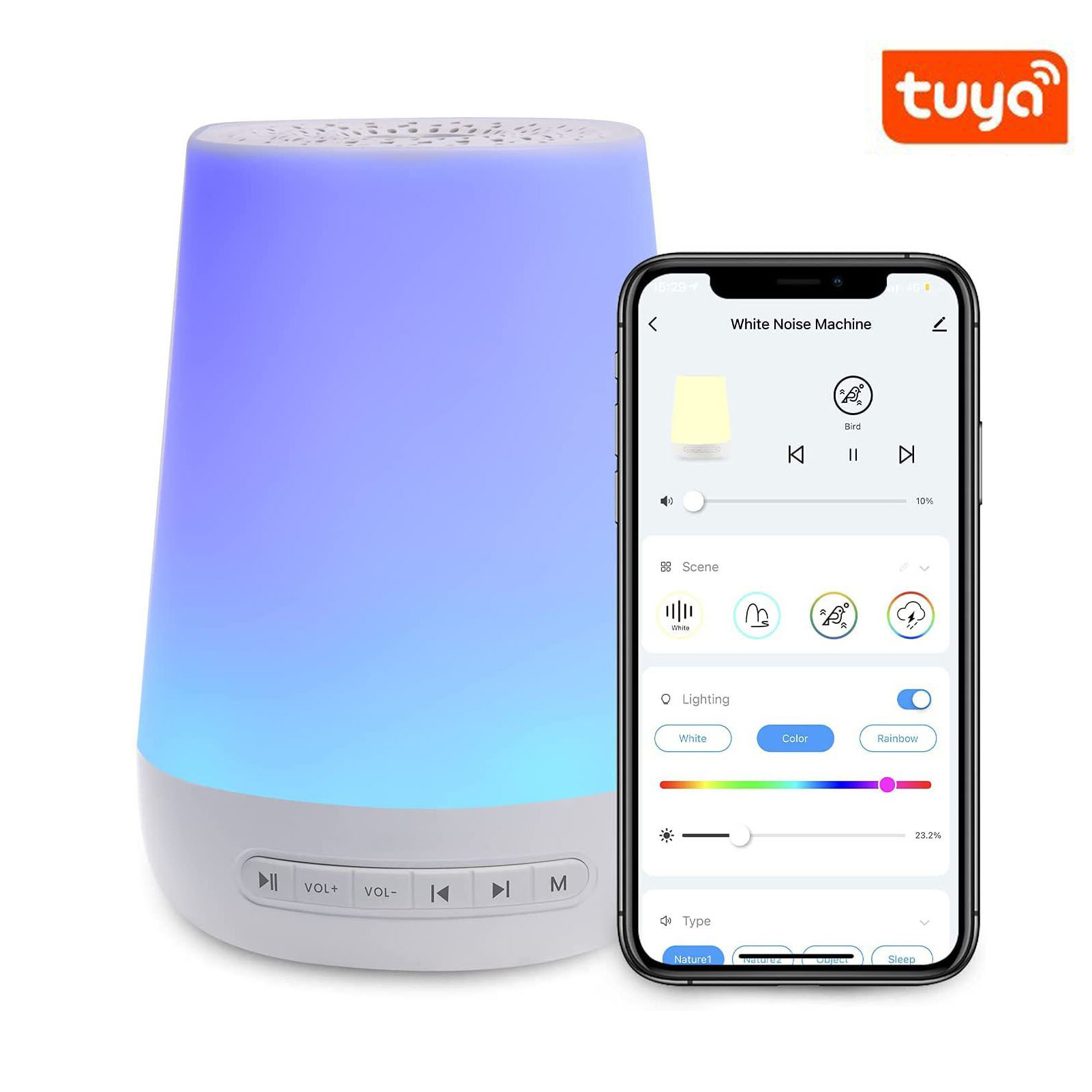 White Noise Machine Baby - آلة صوت الضوضاء البيضاء آلة صوت