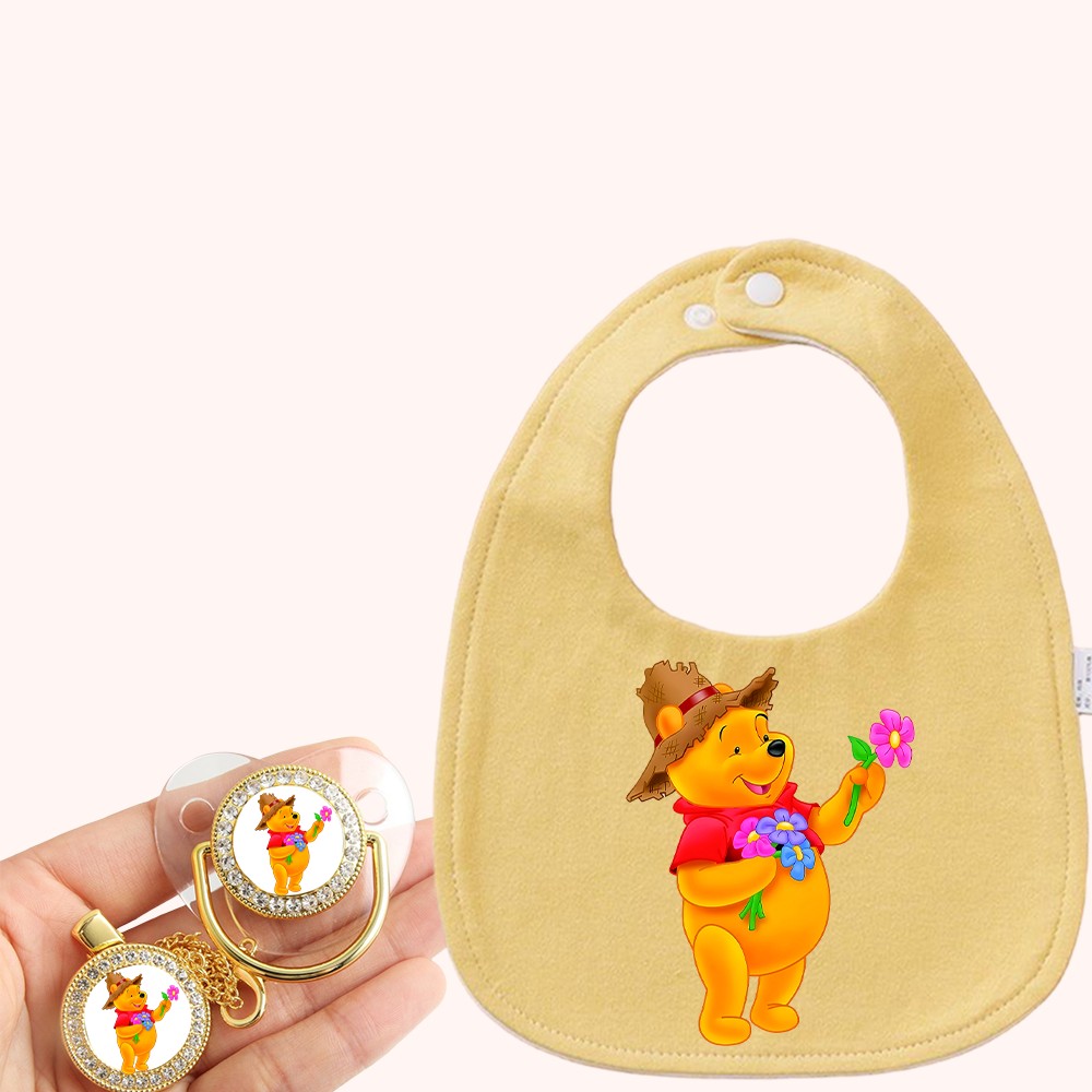 Silicone Baby Bibs - حامل مصاصة مريح للبنات أو الأولاد،
