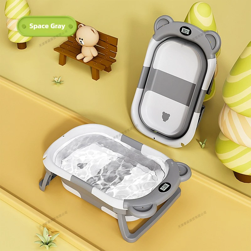 Baby Products For Newborn - حوض استحمام أطفال قابل للطي مع