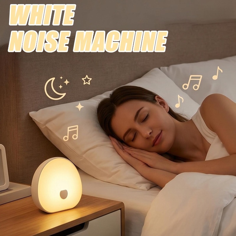جهاز ضوضاء بيضاء للنوم مع إضاء - مراجعة White Noise Machine Baby وسعره