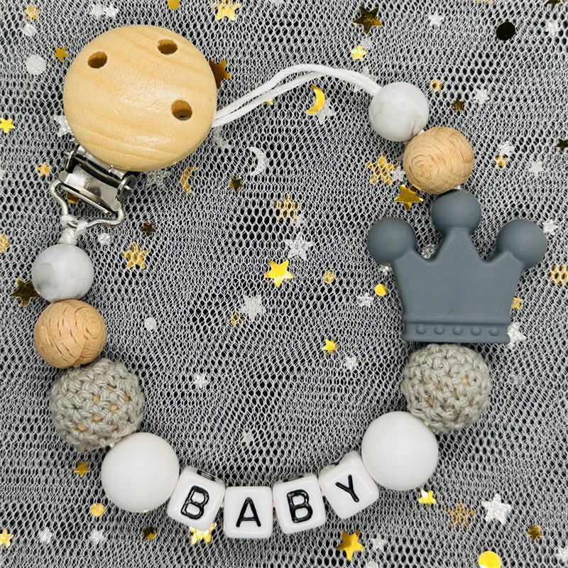 خرز مضغ خشبي من خشب الزان مخصص - مراجعة Baby Products For Newborn وسعره