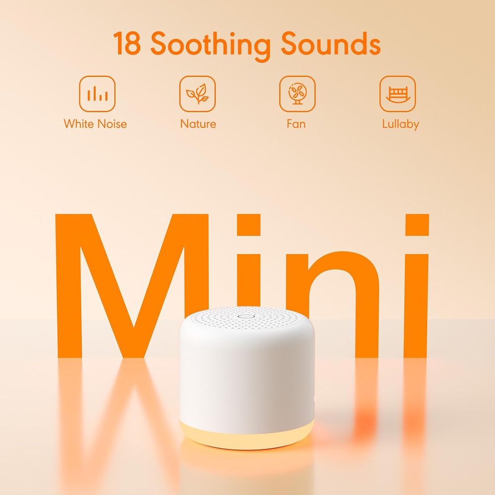 جهاز ضوضاء بيضاء مع إضاءة ليلي - مراجعة White Noise Machine Baby وسعره