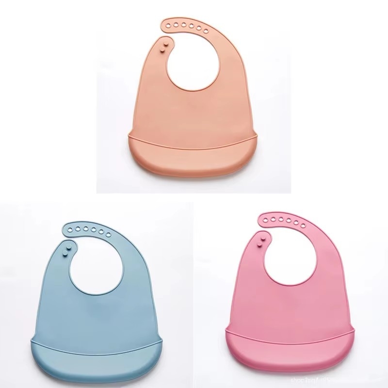 1/3 قطعة مريلة أطفال قابلة للت - مراجعة Silicone Baby Bibs وسعره
