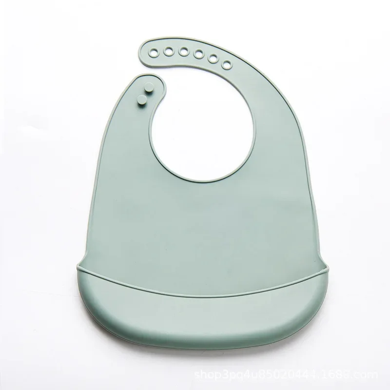 1/2 قطعة مريلة أطفال قابلة للت - مراجعة Silicone Baby Bibs وسعره