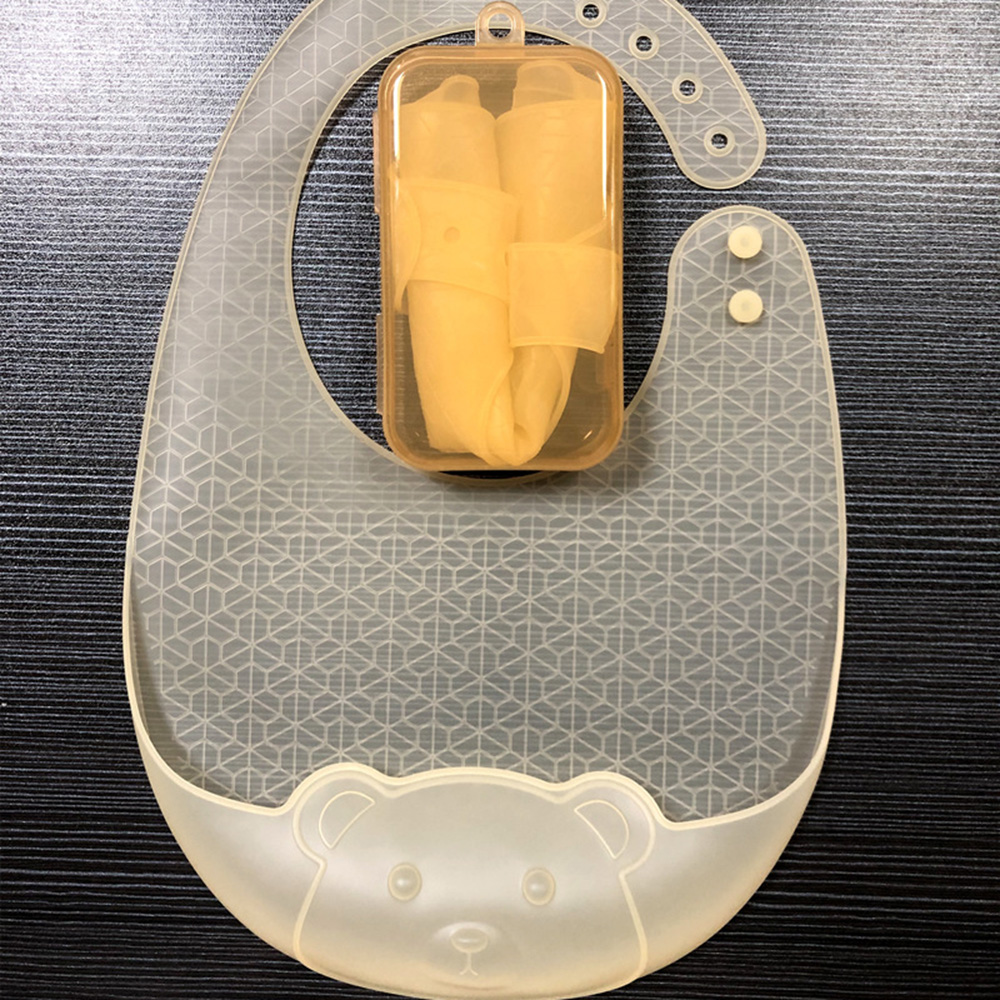 مريلة تناول الطعام للأطفال، مر - مراجعة Silicone Baby Bibs وسعره