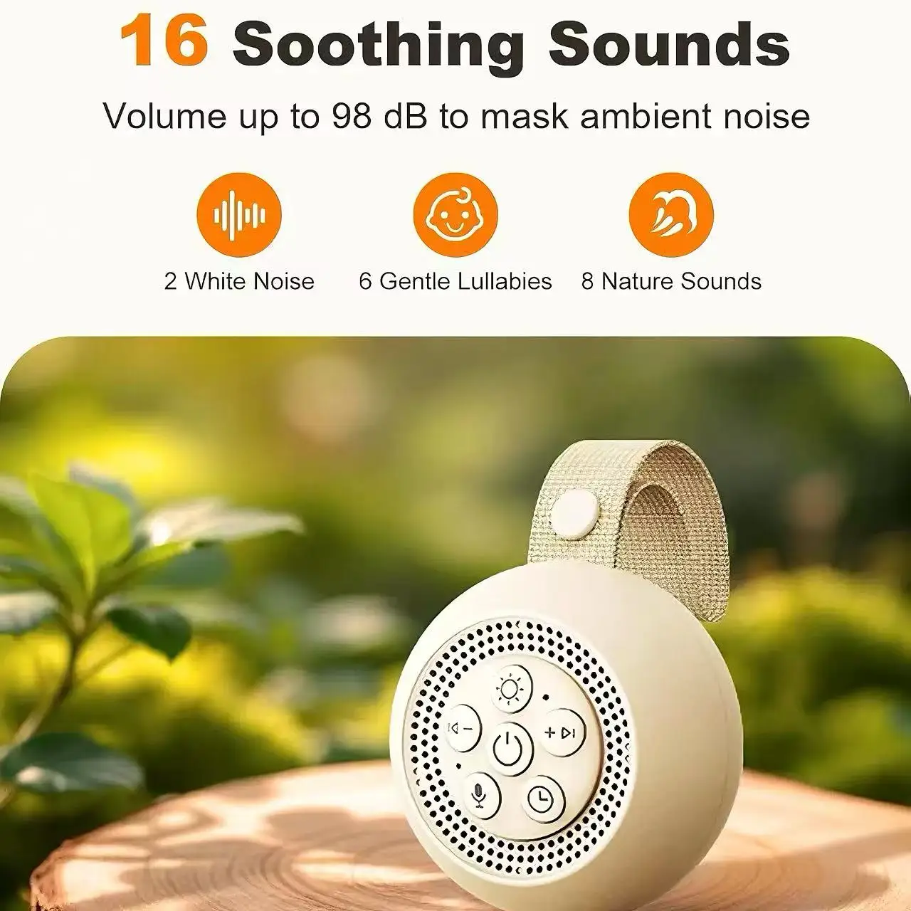 جهاز ضوضاء بيضاء مع ضوء ليلي د - مراجعة White Noise Machine Baby وسعره