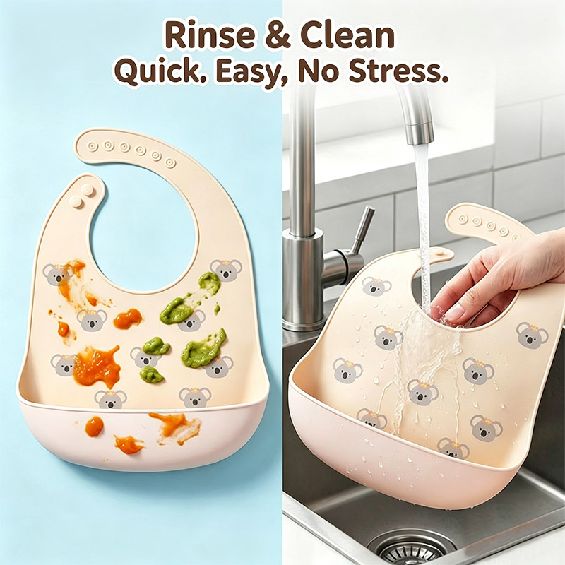 مريلة تغذية للأطفال من السيليك - مراجعة Silicone Baby Bibs وسعره