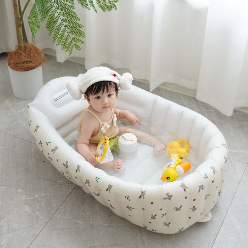 1 قطعة حوض استحمام قابل للنفخ  - مراجعة Baby Products For Newborn وسعره