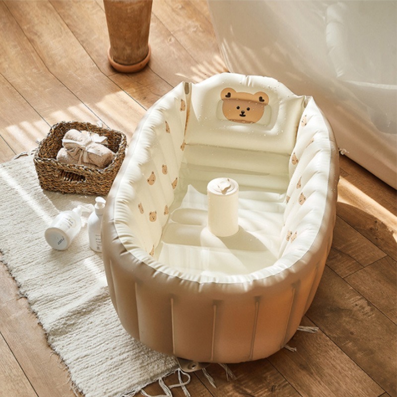 1 قطعة حوض استحمام قابل للنفخ  - مراجعة Baby Products For Newborn وسعره