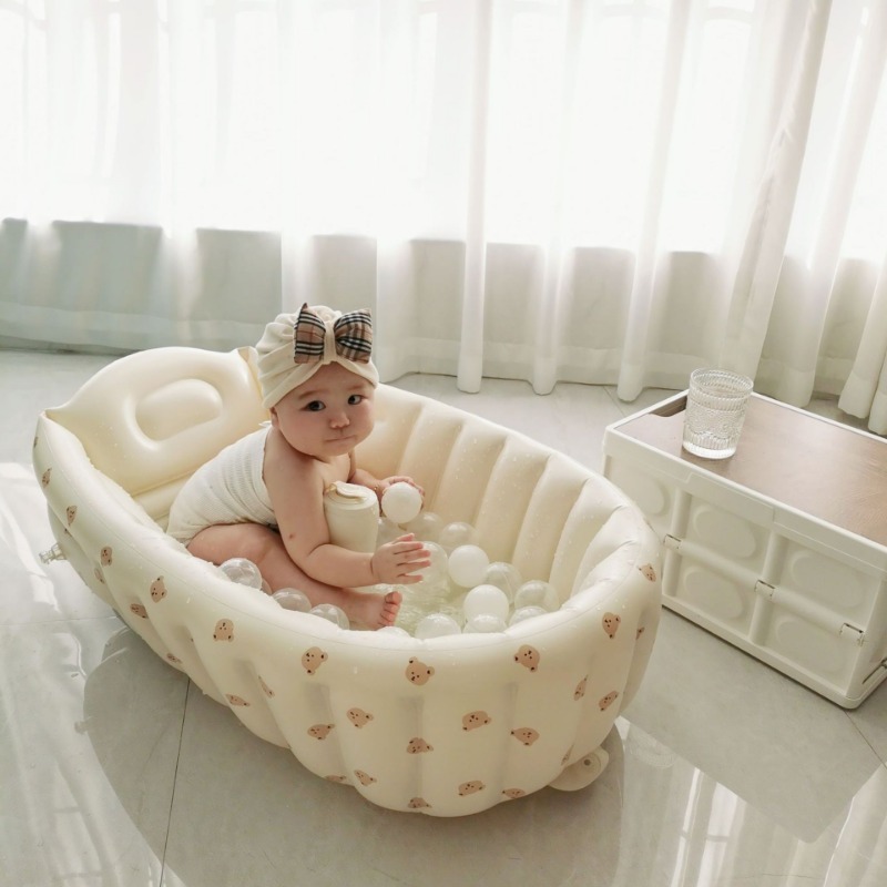 1 قطعة حوض استحمام قابل للنفخ  - مراجعة Baby Products For Newborn وسعره