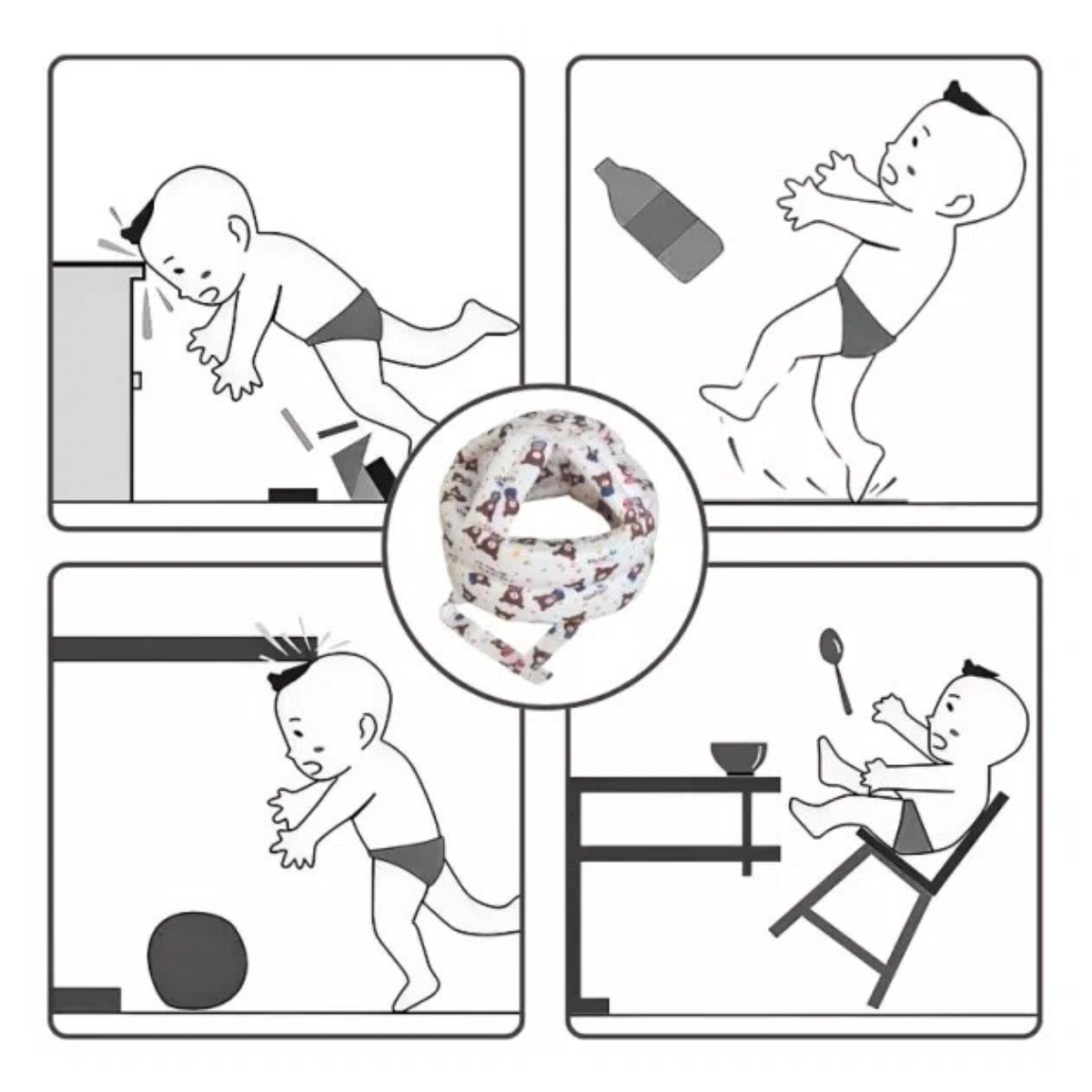 قبعة واقية من السقوط للأطفال،  - مراجعة Infant Head Protector وسعره