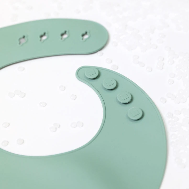 INS Baby Bibs BPA الحرة مقاوم  - مراجعة Silicone Baby Bibs وسعره